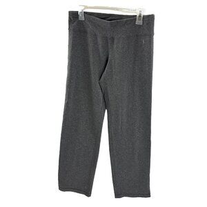 Danskin Womens Leggings Semi Fitted Stretch Activewear Gray M Petite